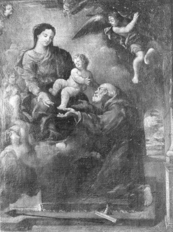 Madonna con Bambino e san Felice da Cantalice (dipinto) by Berrettini Pietro det
